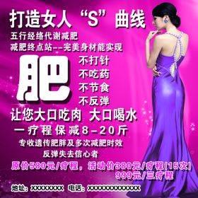 减肥海报