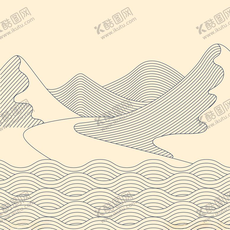 编号：86915102011918225953【酷图网】源文件下载-矢量山水