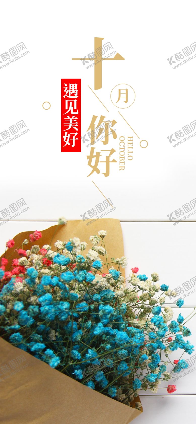 编号：19492205060539413662【酷图网】源文件下载-十月你好