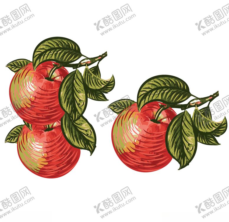 编号：23746606251523382643【酷图网】源文件下载-苹果插画