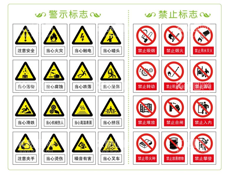 编号：34444211270414541212【酷图网】源文件下载-安全禁止标识