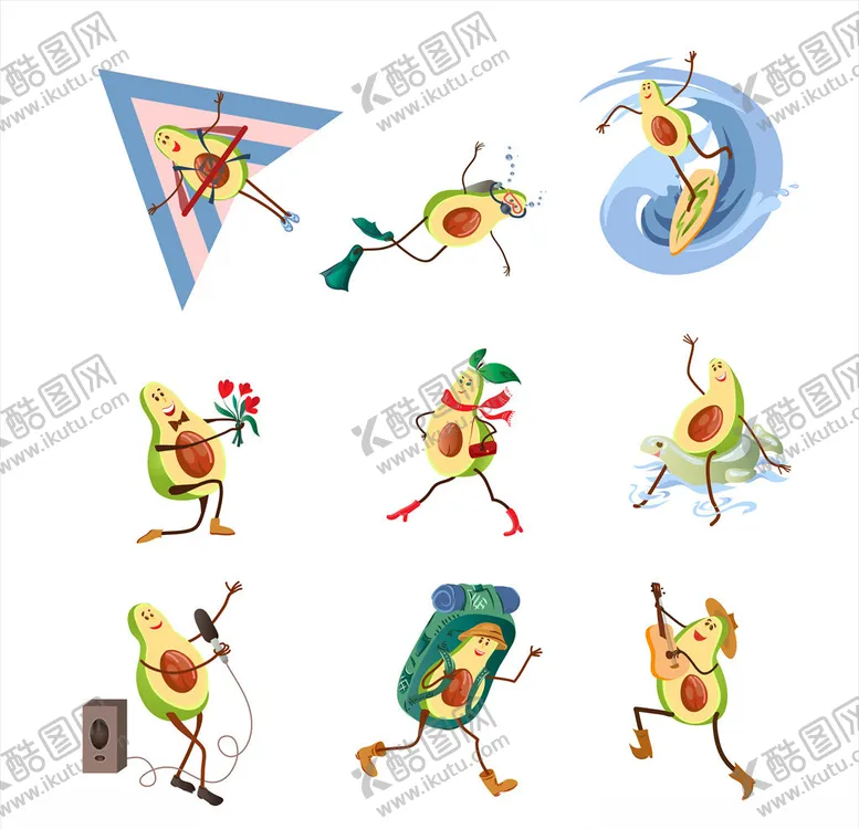 编号：70492805040628041659【酷图网】源文件下载-牛油果