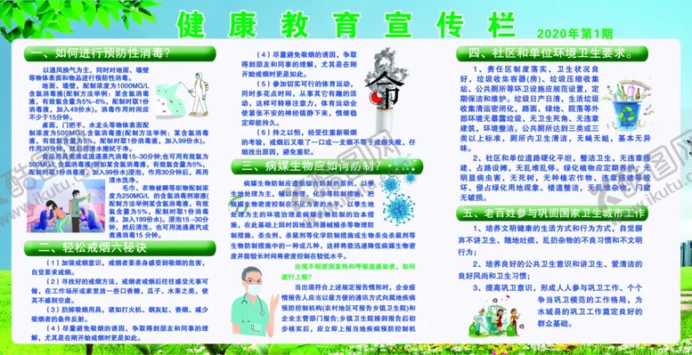 编号：52123706261913307451【酷图网】源文件下载-病媒健康教育宣传栏