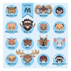 可爱动物头像图标集合