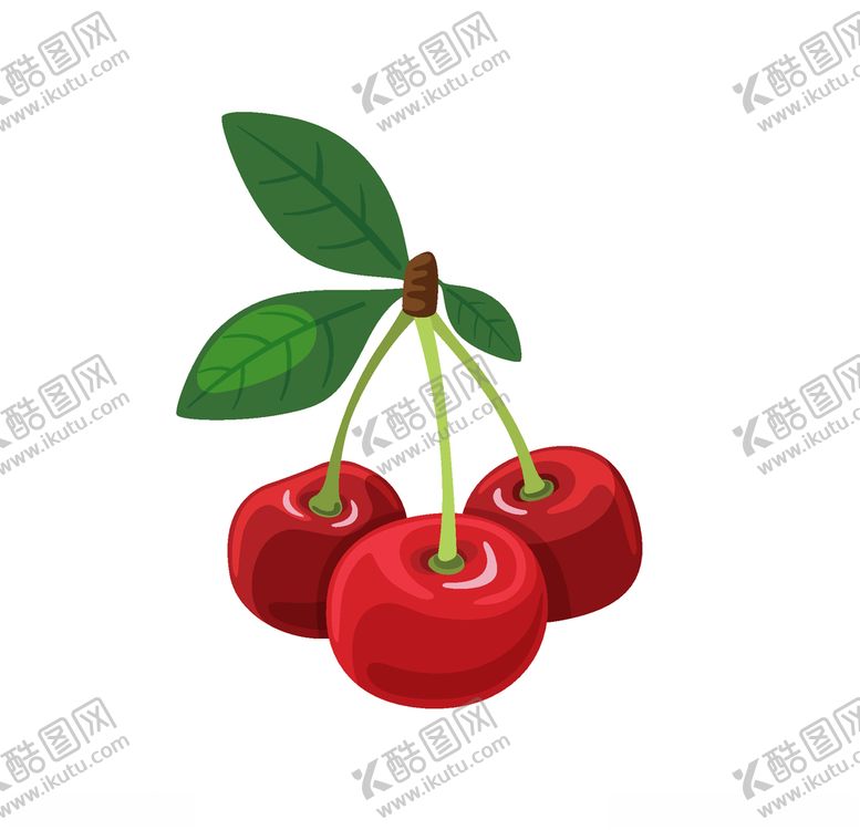 编号：38523309300821405393【酷图网】源文件下载-卡通樱桃