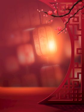 红色背景素材会议展板商业底纹