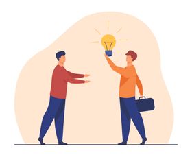 人物插图扁平办公矢量