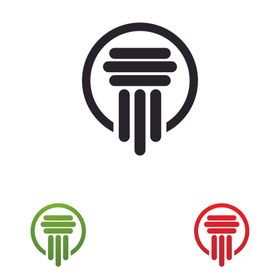 图标彩色渐变线条简洁