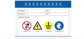 配电箱责任牌 操作规程