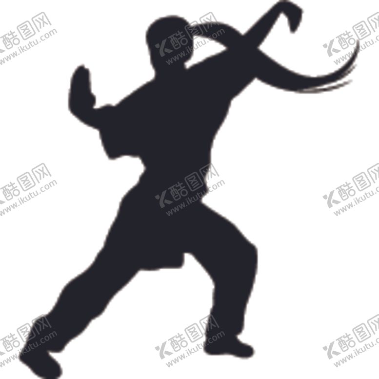 编号：43903606250414429203【酷图网】源文件下载-武术格斗剪影