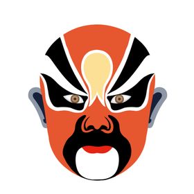 戏曲戏剧人物古风传统背景素材