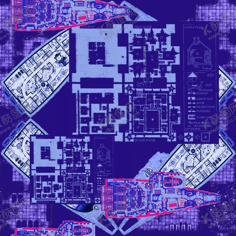 编号：19542209251117483575【酷图网】源文件下载-数码花型服装花型设计高清