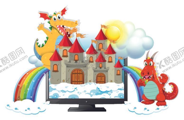 编号：94668310111505348198【酷图网】源文件下载-卡通恐龙