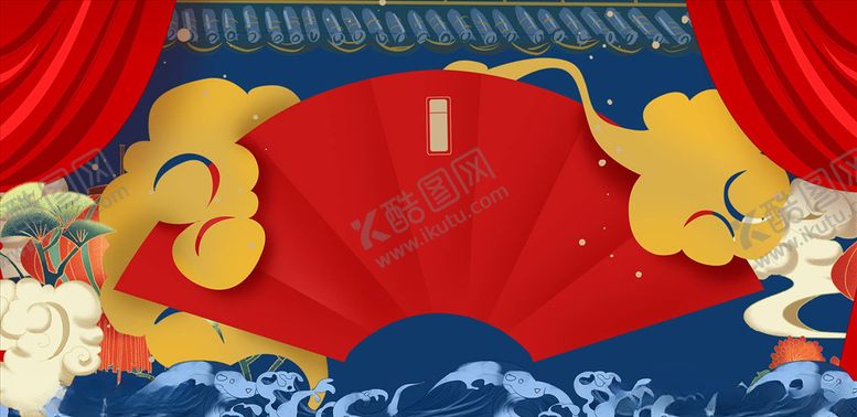 编号：92525105030212093318【酷图网】源文件下载-国潮背景