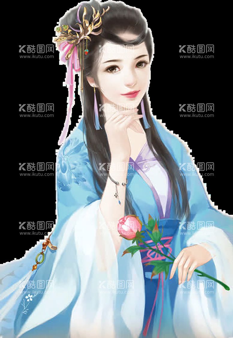 编号：69785310100315140179【酷图网】源文件下载- 古装帅哥美女插画图片