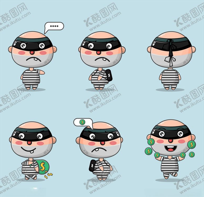 卡通人物矢量合集可爱