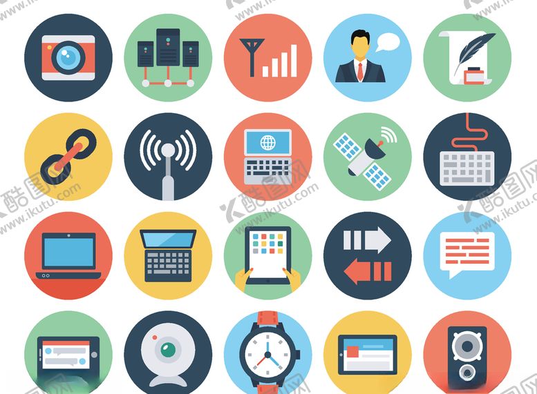 编号：69547609221942207270【酷图网】源文件下载-商务办公图标