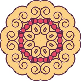 复古花纹图案