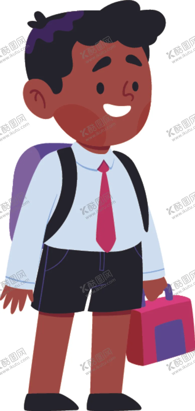 编号：97510012080920164806【酷图网】源文件下载-卡通学生形象