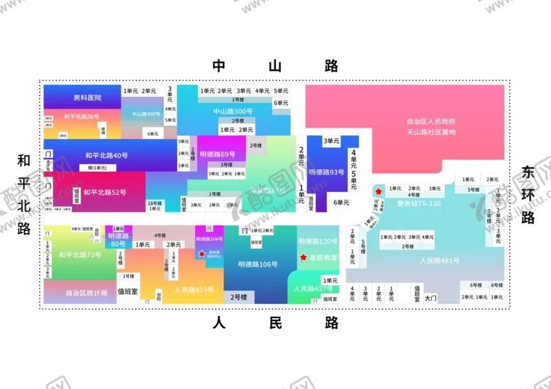 编号：39347507012129018308【酷图网】源文件下载-人民路平面图