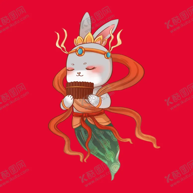 编号：54746102171837114404【酷图网】源文件下载-手绘卡通小兔