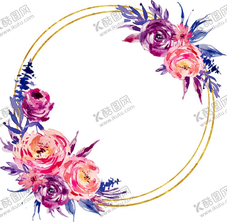 编号：93062105160210283893【酷图网】源文件下载-彩绘花卉