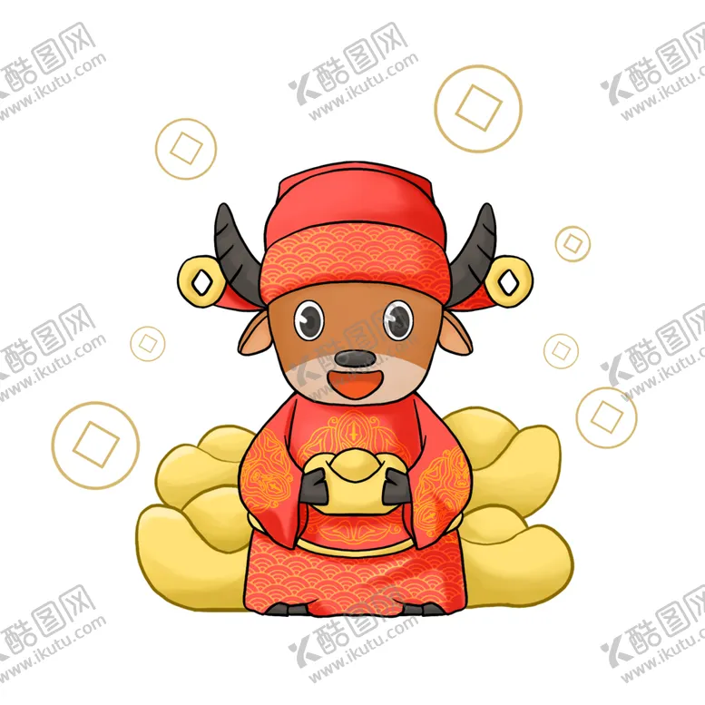 编号：54819305020124028112【酷图网】源文件下载-牛年形象