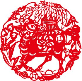 牛年剪纸