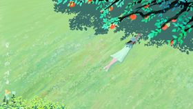 小清新简约创意海报图片手绘美女文艺人物插画