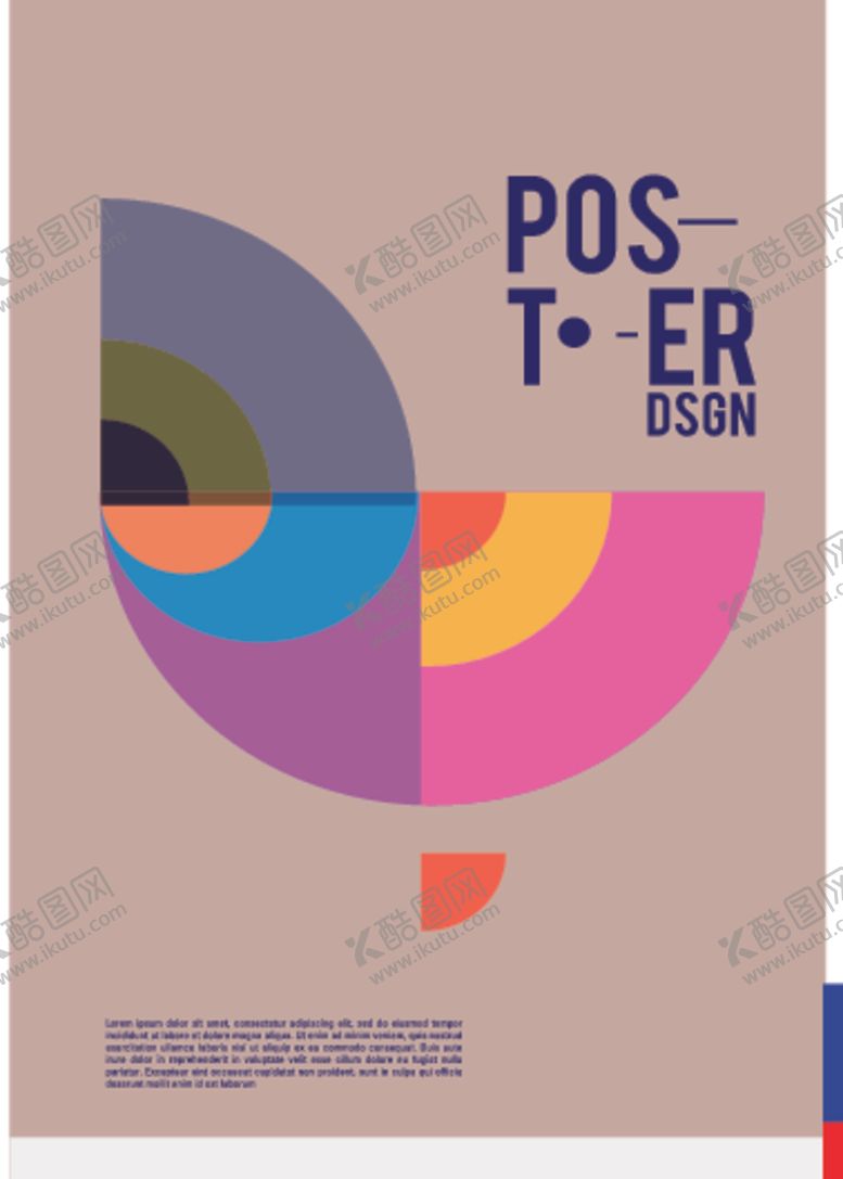 编号：51876910042202502640【酷图网】源文件下载-几何拼接创意海报图案