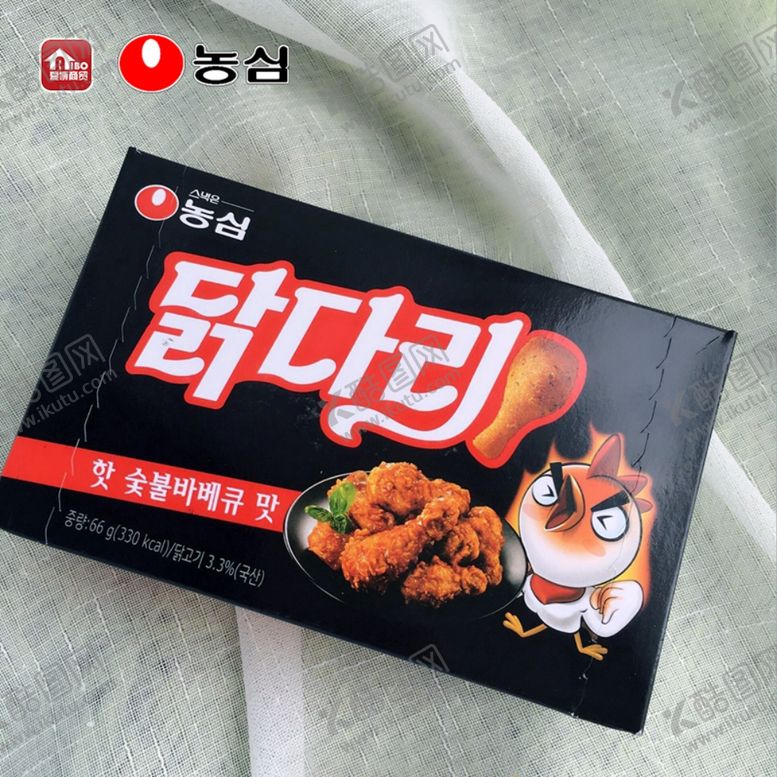 编号：21411109180604485833【酷图网】源文件下载-韩国农心烤鸡腿--碳烧味