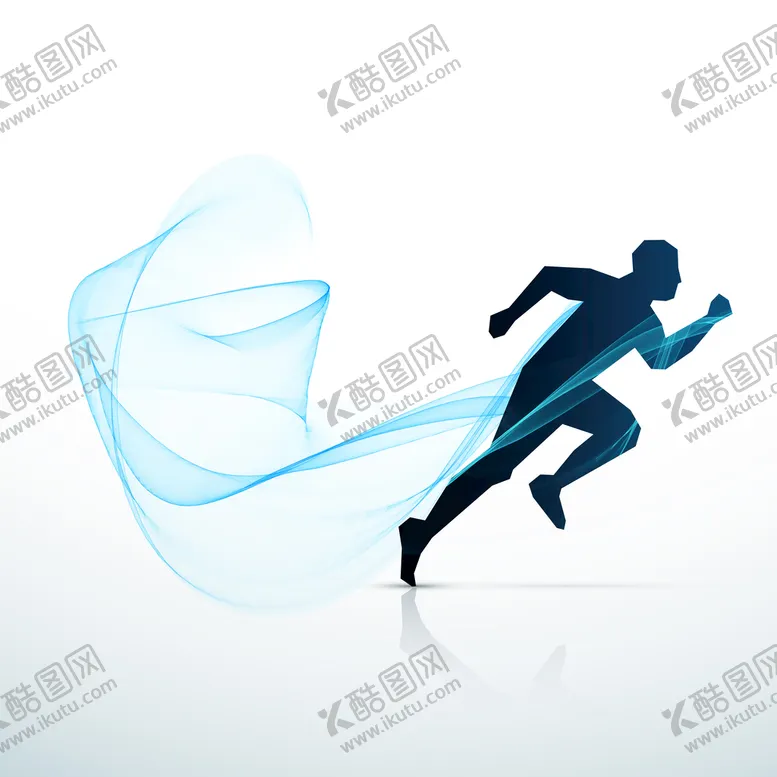 编号：43668310181203193878【酷图网】源文件下载-跑步剪影