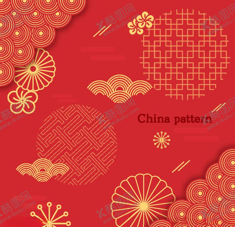 编号：53128306272233243612【酷图网】源文件下载-中式花纹纹理
