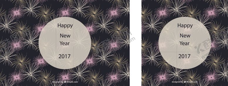 编号：55188609211307498654【酷图网】源文件下载-烟花庆祝新年