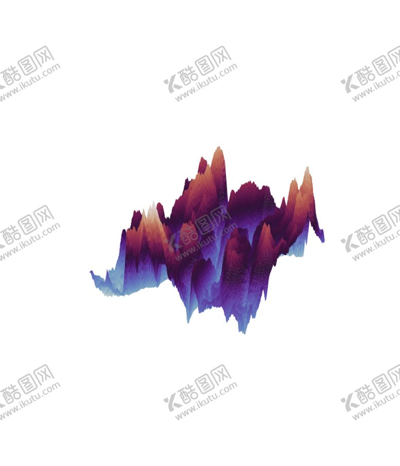 编号：79027705151016463385【酷图网】源文件下载-抽象山峰
