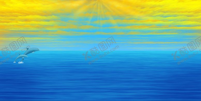 编号：65105802101157363574【酷图网】源文件下载-唯美海洋背景