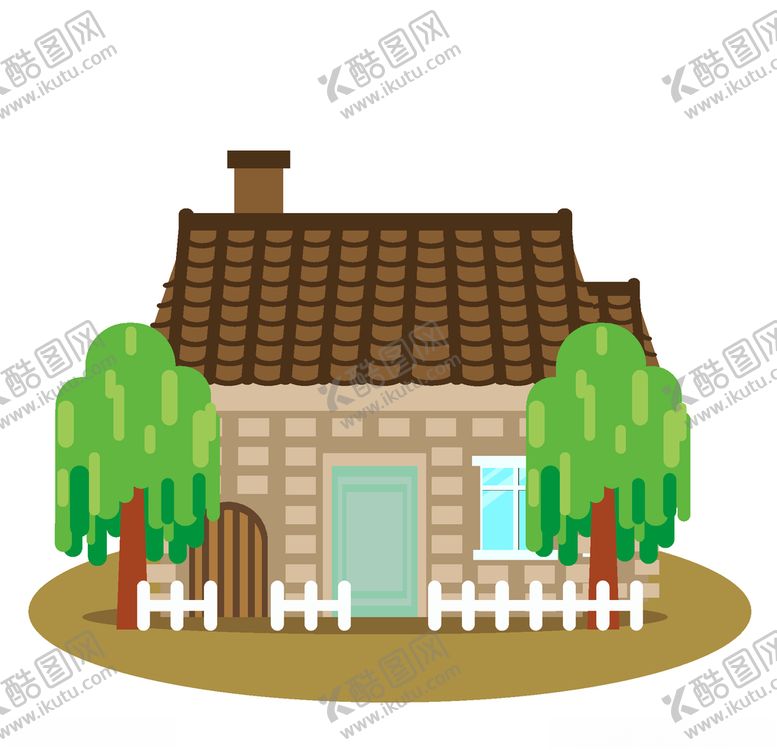 编号：89690609210127395249【酷图网】源文件下载-卡通房子