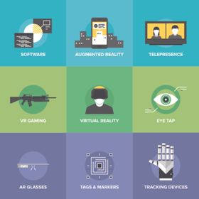 科技与安全相关图标集合