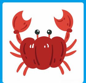 螃蟹矢量