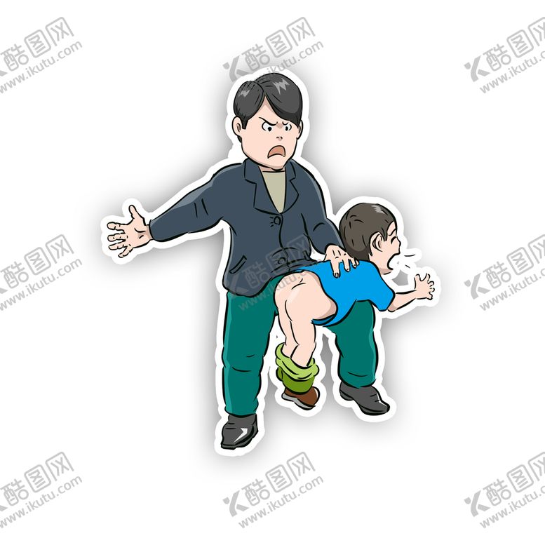 编号：49387509122227025740【酷图网】源文件下载-大人打小孩打孩子不听话的孩子