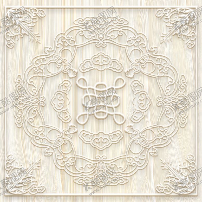 编号：50871210091403414446【酷图网】源文件下载-吊顶天花白色玉雕大理石图腾