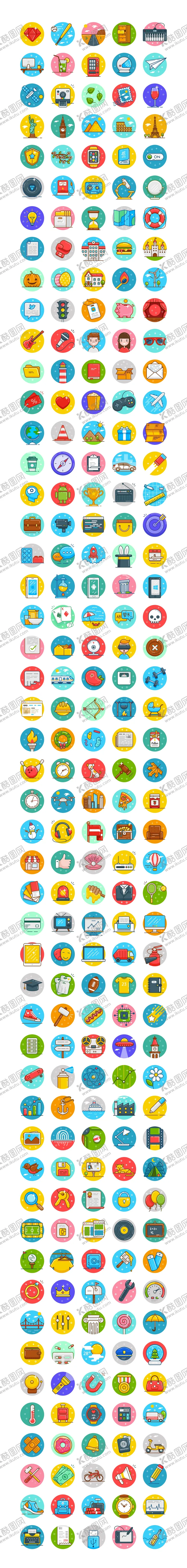 编号：26544506281510146726【酷图网】源文件下载-彩色图标大全