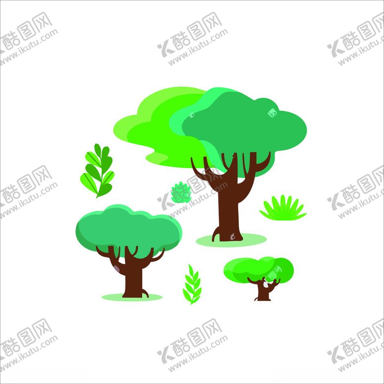 编号：50541202010759323704【酷图网】源文件下载-大树插画