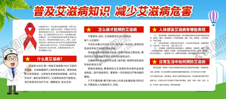 编号：85910806252019062344【酷图网】源文件下载-艾滋病宣传