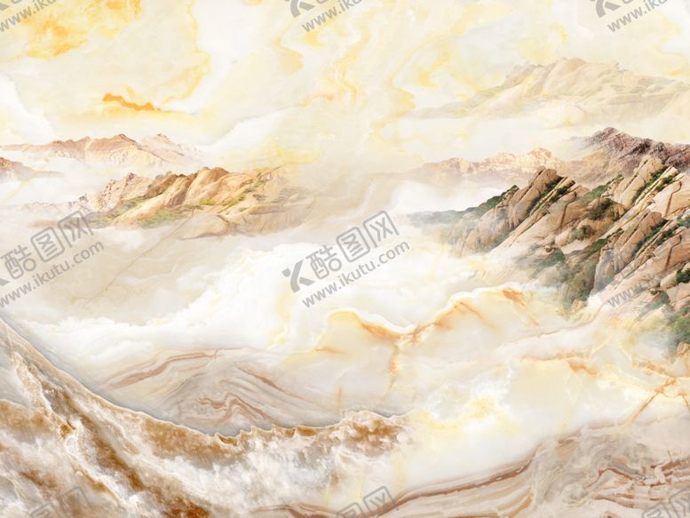 编号：16508810262353517701【酷图网】源文件下载-大理石山水背景墙