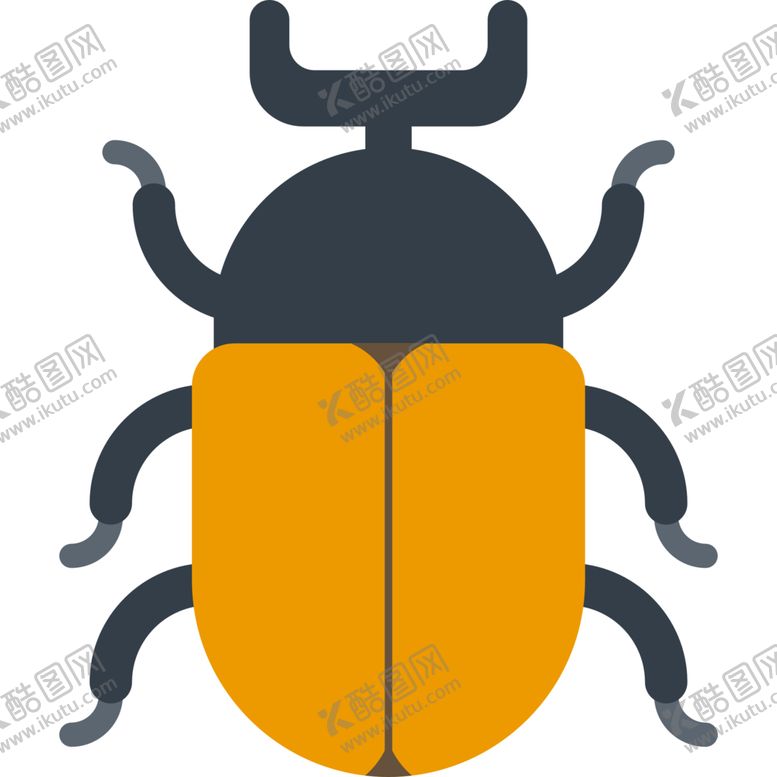 编号：70993907080346527607【酷图网】源文件下载-甲虫动物标志图形图标装饰素材