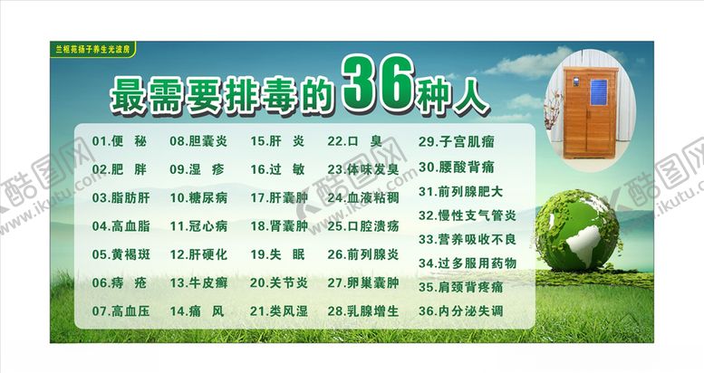 编号：32213307090117549278【酷图网】源文件下载-最需要排毒的36种人