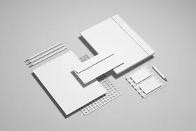 名片卡片样机企业公司贴图mockups