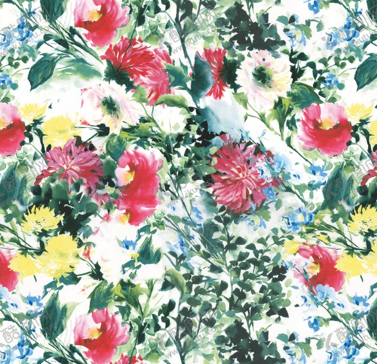编号：11871505060946449185【酷图网】源文件下载-花型花朵花紋数码印花