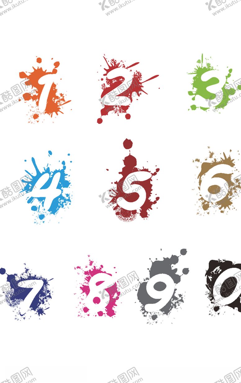 编号：87541210040838468327【酷图网】源文件下载-数字字体设计